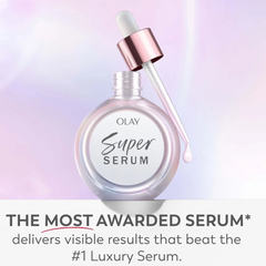 Olay Skin Care Super Serum Facial Serum, 5 in 1 Anti-Aging, All Skin Types, 1.0 fl oz